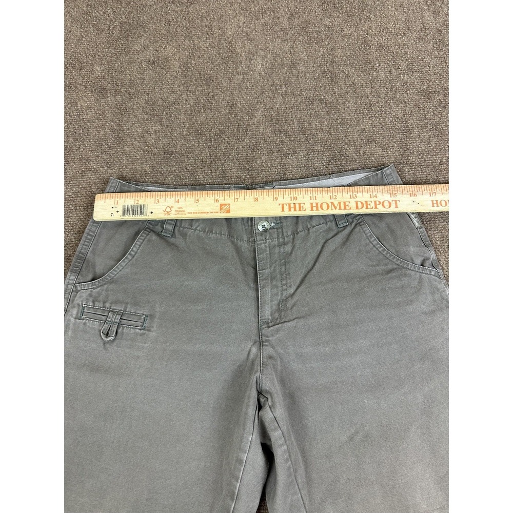Columbia Shorts Womens Size 8 olive 100% Cotton Casual Outdoors Utility Pockets - Picture 4 of 12
